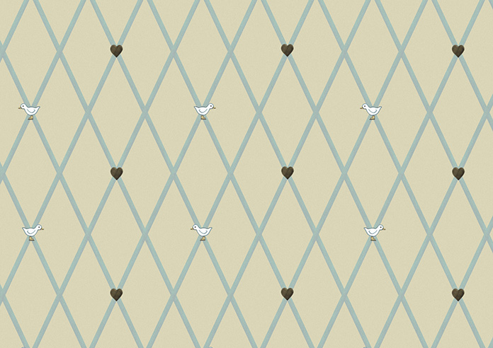 Puddle Down, Trellis Shell - Roman Blind - Image 7